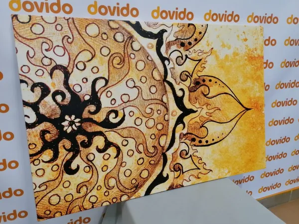 Obraz Mandala s vintage nádychom