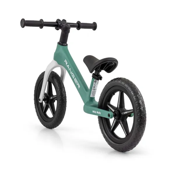 Detský balančný bicykel Milly Mally Ranger Flash Ocean