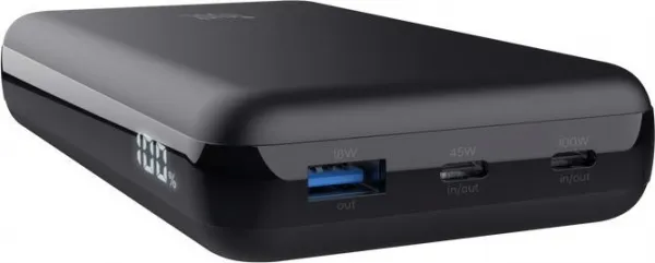 TRUST Powerbanka pro Notebook 100W, 2xUSB-C, 1xUSB