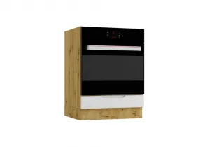 Artstolk Kuchynská linka ISABEL C | 200 cm dub artisan/sivá
