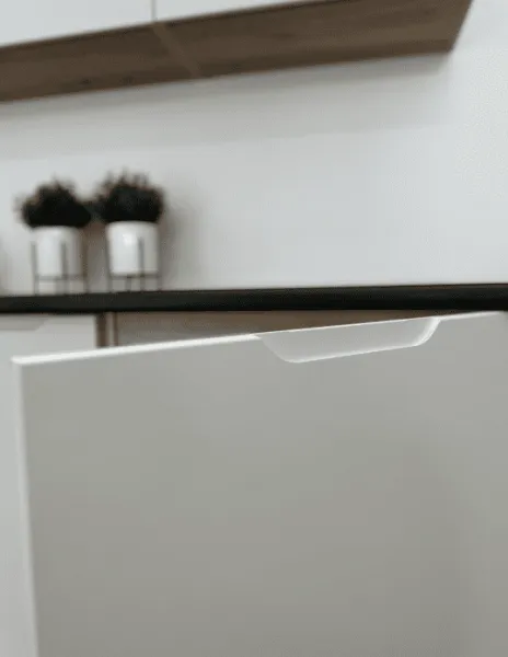 Artstolk Kuchynská linka ISABEL C | 200 cm dub artisan/sivá
