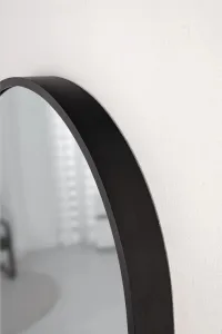 OLSEN SPA - Zrkadlo bez osvetlenia BRANDIS BLACK - Rozmer A - 40 cm, Rozmer C - 80 cm OLNZBRA4080B