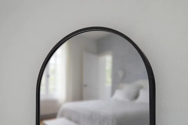 OLSEN SPA - Zrkadlo bez osvetlenia BRANDIS BLACK - Rozmer A - 40 cm, Rozmer C - 80 cm OLNZBRA4080B