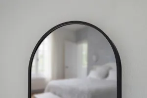 OLSEN SPA - Zrkadlo bez osvetlenia BRANDIS BLACK - Rozmer A - 40 cm, Rozmer C - 80 cm OLNZBRA4080B
