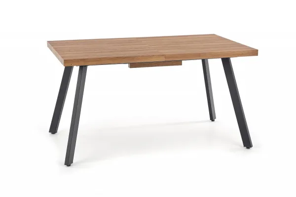 HALMAR Rozkládací jídelní stůl Berlin 160 - 220 cm ořech/černý