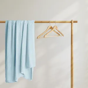 Prehoz na posteľ DecoKing Henry svetlomodrý, veľkosť 70x150