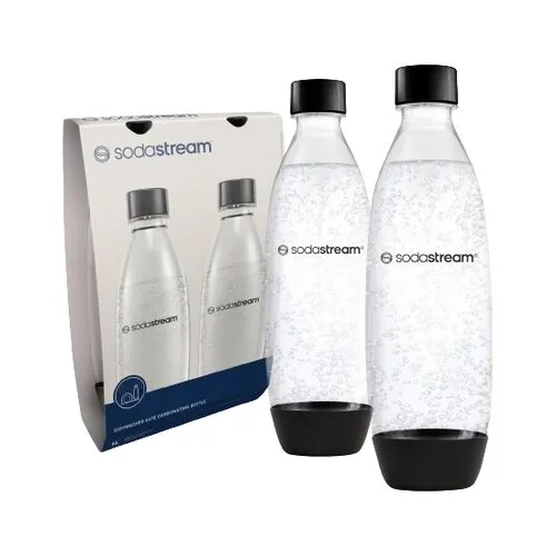 SodaStream Fľaše Fuse Black 2x1l do umývačky riadu