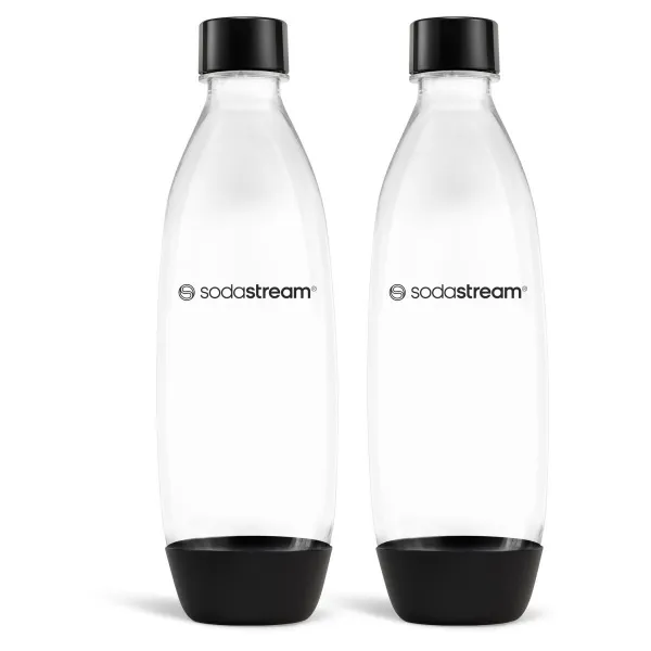 SodaStream Fľaše Fuse Black 2x1l do umývačky riadu