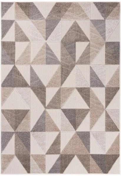 ArtTapi Koberec na terasu CREAM AVENTURA CTL EC96E | 120 x 170 cm