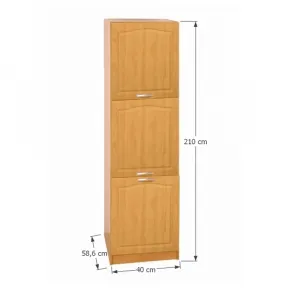 Vysoká skrinka LORA MDF NEW KLASIK S40 / 210/57 Tempo Kondela L´avé