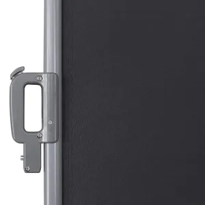 SONGMICS Boční markýza 160x350 cm kouřově šedá
