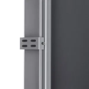 SONGMICS Boční markýza 160x350 cm kouřově šedá