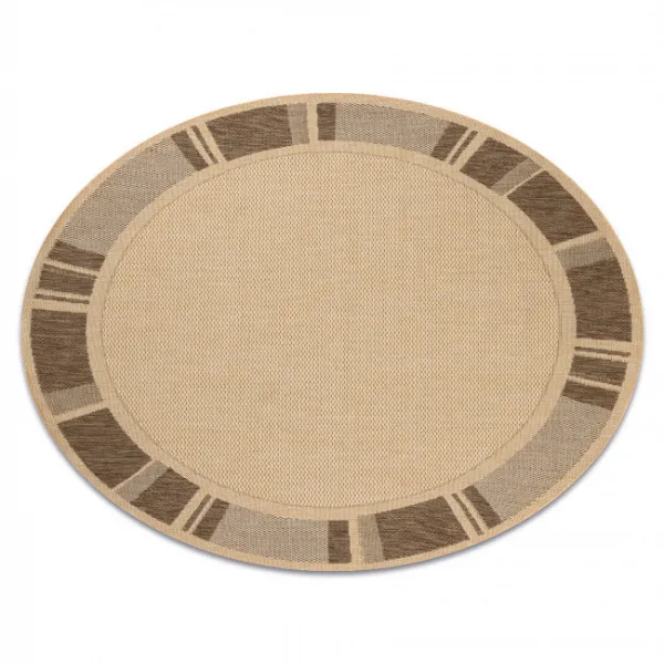 Koberec SIZAL FLOORLUX 20195 mais / coffee kruh