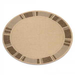 Koberec SIZAL FLOORLUX 20195 mais / coffee kruh