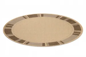 Koberec SIZAL FLOORLUX 20195 mais / coffee kruh