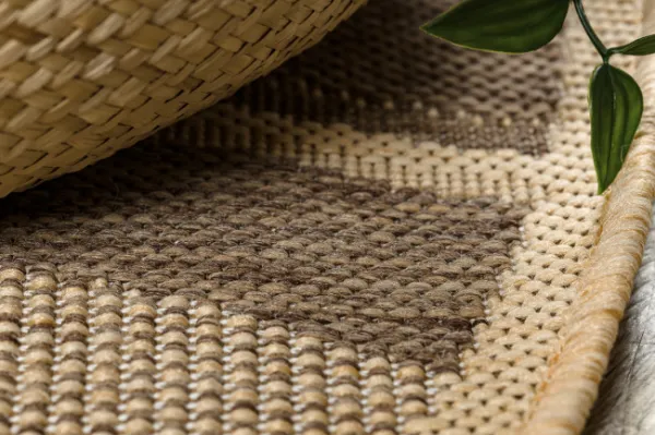 Koberec SIZAL FLOORLUX 20195 mais / coffee kruh