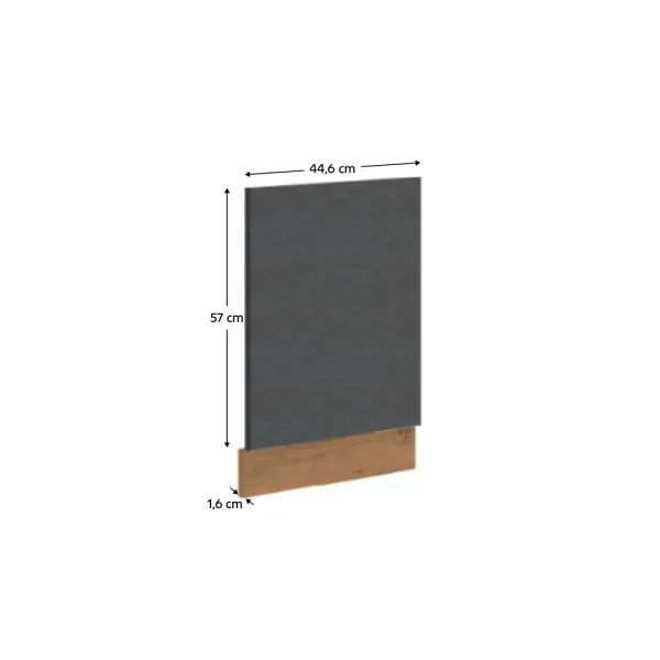 Dvierka na umývačku VEGA ZM 570x446 Tempo Kondela Sivá