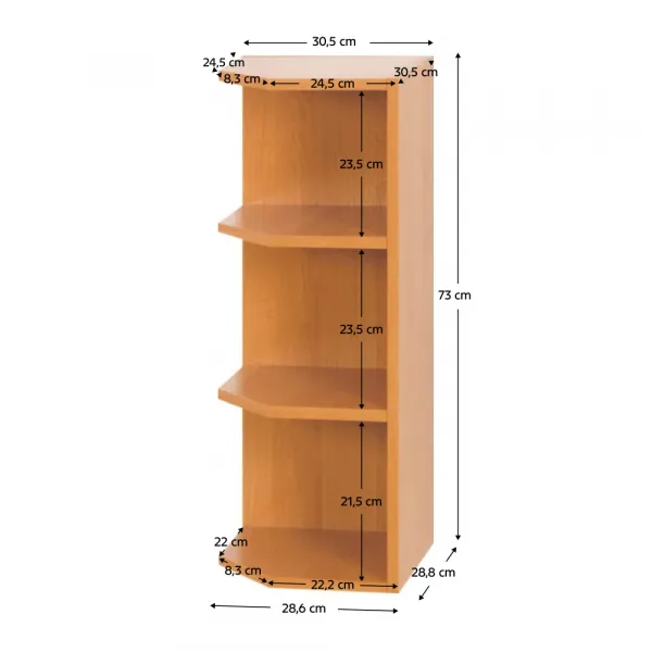 Horná skrinka policová LORA MDF NEW KLASIK W30N Tempo Kondela L´avé