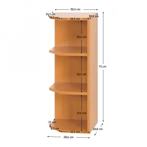 Horná skrinka policová LORA MDF NEW KLASIK W30N Tempo Kondela L´avé