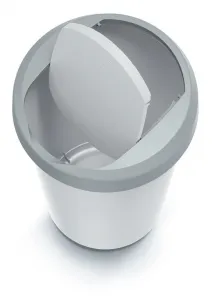 Prosperplast Odpadkový kôš COMPACTO 40 L popolavý/svetlosivý