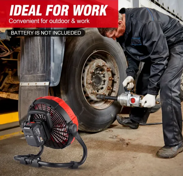 Onevan 500W 20000rpm AKU elektrický výkoný pracovný ventilátor aj na 220V. Vhodný pre batériu MAKITA 18V Batéria: 2ks batéria