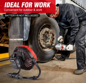 Onevan 500W 20000rpm AKU elektrický výkoný pracovný ventilátor aj na 220V. Vhodný pre batériu MAKITA 18V Batéria: 2ks batéria