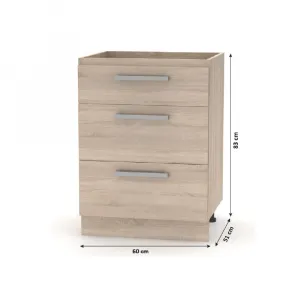 Kuchynská linka NOVA PLUS 240 Tempo Kondela Dub sonoma