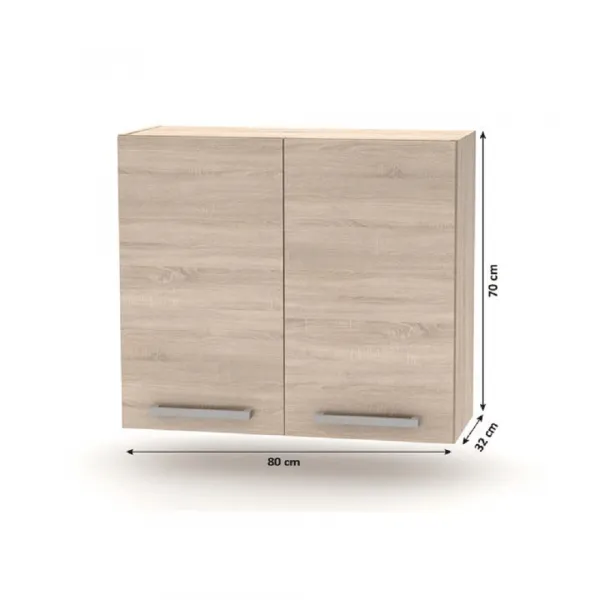 Kuchynská linka NOVA PLUS 240 Tempo Kondela Dub sonoma