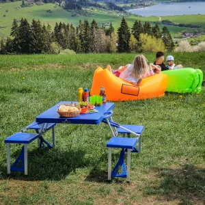 Nafukovací sedací vak LEBAG Tempo Kondela Zelená