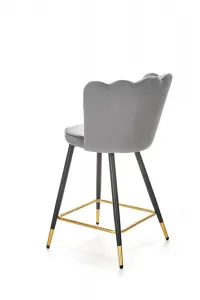 HALMAR Barová židle H106 šedá
