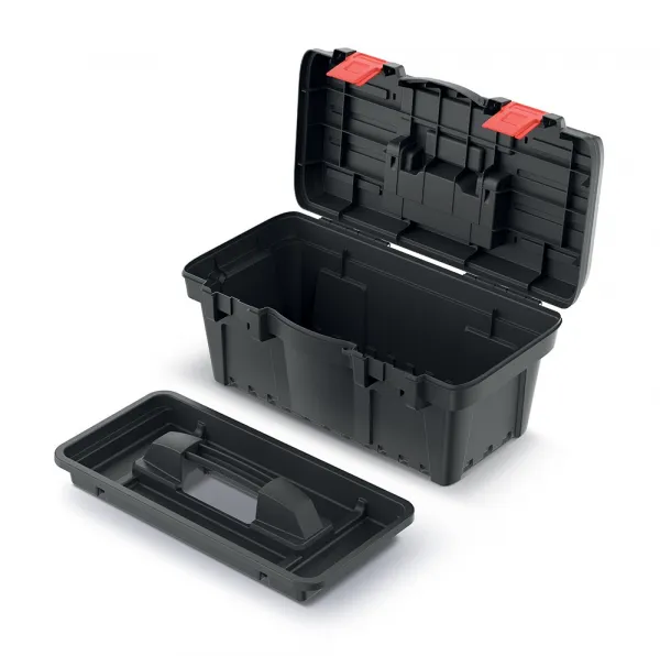 Prosperplast Kufor na náradie DAKER I 47,6 x 25,8 x 22,6 cm čierny