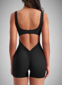 Legínovo Push-up overal klasic čierny Veľkosť: M