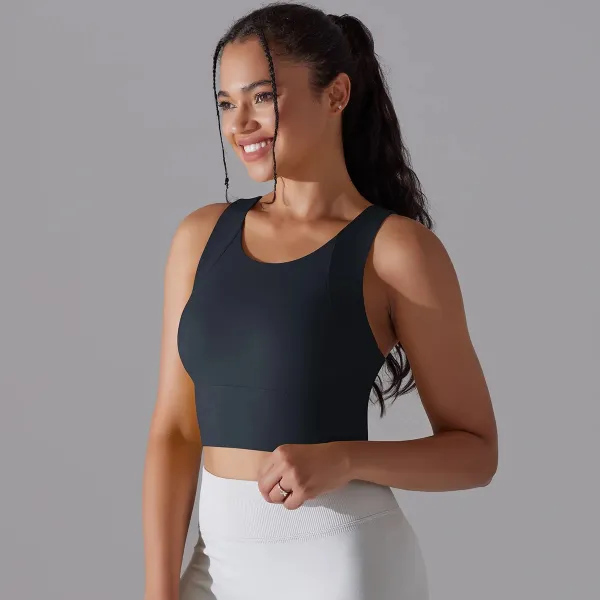 Legínovo Push-up top čierny Veľkosť: M