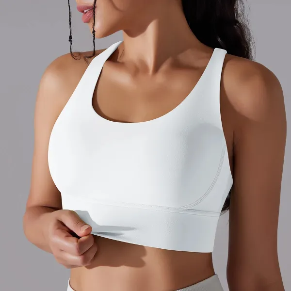 Legínovo Fitness top biely Veľkosť: S