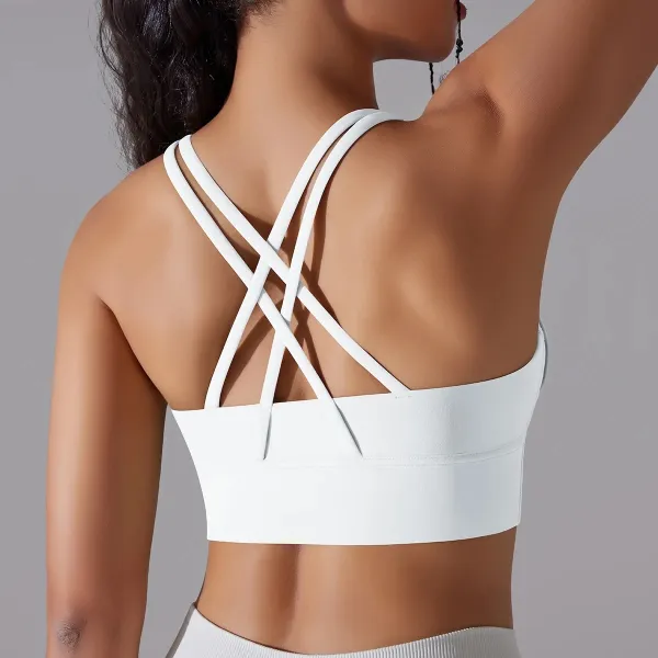 Legínovo Fitness top biely Veľkosť: S