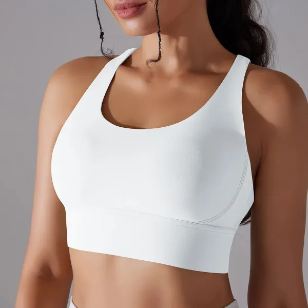 Legínovo Fitness top biely Veľkosť: S