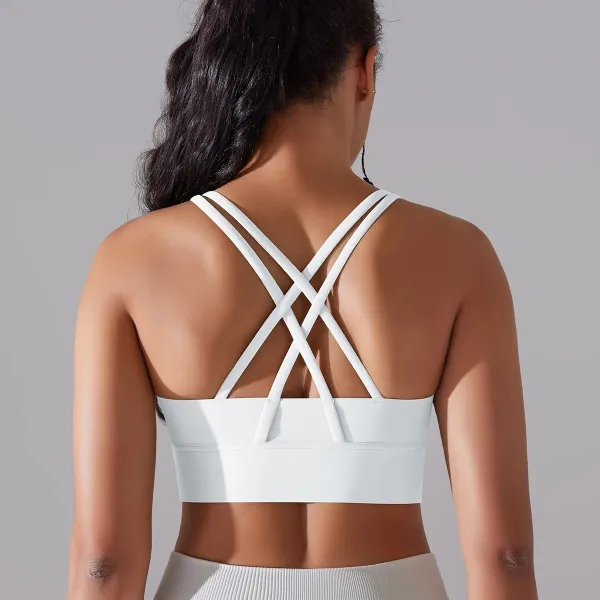 Legínovo Fitness top biely Veľkosť: S