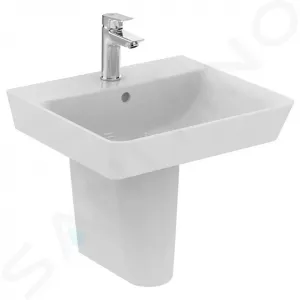 Ideal Standard Connect Air - Umývadlo CUBE 500x450 mm, s prepadom, biela E030101