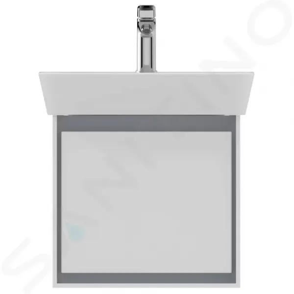 Ideal Standard Connect Air - Umývadlo CUBE 500x450 mm, s prepadom, biela E030101