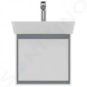 Ideal Standard Connect Air - Umývadlo CUBE 500x450 mm, s prepadom, biela E030101