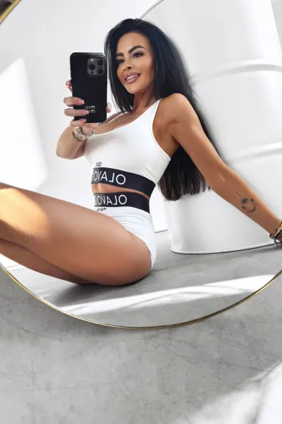 OlaVoga Luxe set Farba: Biela, Konfekčná veľkosť: M