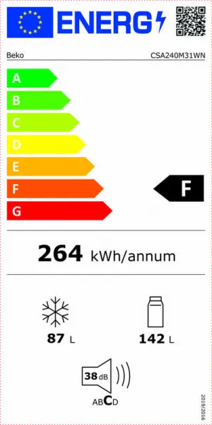 BEKO CSA366K40WN