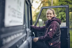 Husqvarna Bunda softshellová dámska, fialová Veľkosť: XS