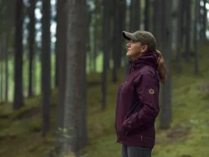 Husqvarna Bunda softshellová dámska, fialová Veľkosť: XS
