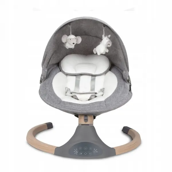 JAKS Vibračná hojdačka Luxi Dark Melange/Wooden