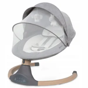 JAKS Vibračná hojdačka Luxi Dark Melange/Wooden