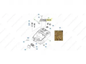 Kärcher Parts SG 44 EU - Diely komplet Diel: 9004-Floor tool packaged