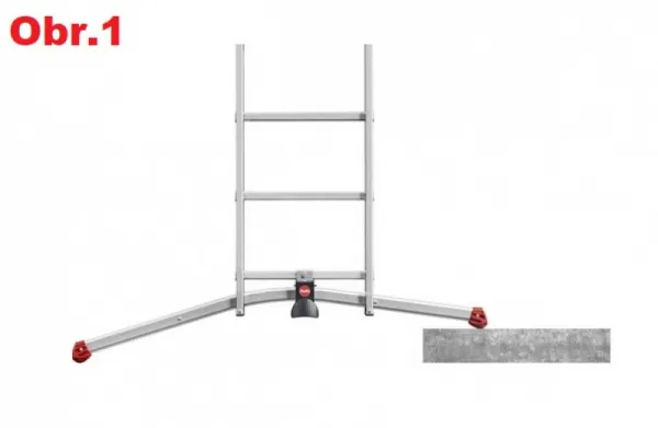 Alve Rebrík viacúčelový trojdielny S100 ProfiLOT 9309-507