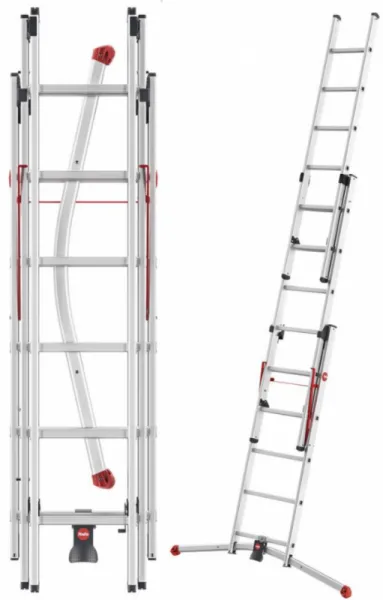 Alve Rebrík viacúčelový trojdielny S100 ProfiLOT 9309-507