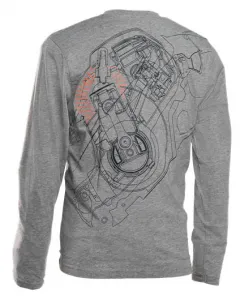 Husqvarna Tričko s dlhým rukávom Pioneer, unisex Veľkosť: XS